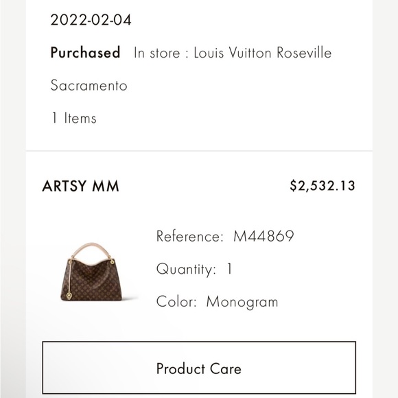 Authentic Louis Vuitton Artsy MM 🩷RARE🩷 - Picture 2 of 2